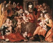 VOS, Marten de The Family of St Anne aer Sweden oil painting reproduction